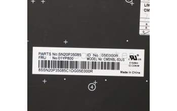 Lenovo 01YP800 NB_KYB FRU COMO SK,CHY,KB,SV,US