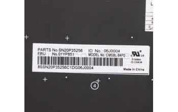 Lenovo 01YP851 NB_KYB FRU COMO SK,CHY,KB-BL,SV,FR