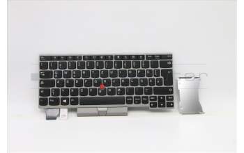 Lenovo 01YP892 Interne Tastatur, Deutsch, silber
