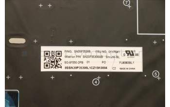 Lenovo 01YP941 NB_KYB FRU COMO SK,LTN,KB-BL,SV,PT