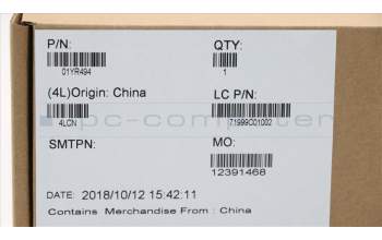 Lenovo 01YR494 ANTENNA Antenna Kit WL+WW,PPS,Lux,WN-2