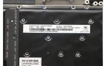 Lenovo 01YR555 MECH_ASM GRP_KBD_Bzl_RU,FPR,BK,CHY