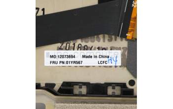 Lenovo 01YR567 MECH_ASM GRP_KBD_Bzl_BE,FPR,BK,SUN