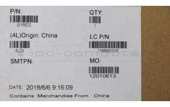 Lenovo 01YR570 MECH_ASM GRP_KBD_Bzl_CFA,FPR,BK,SUN