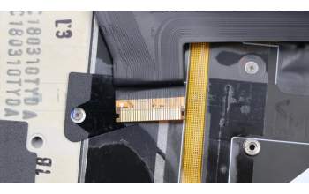 Lenovo 01YR643 MECH_ASM GRP_KBD_Bzl_CZS,FPR_NFC,BK,SUN