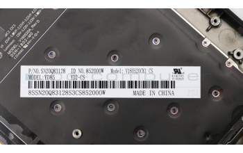 Lenovo 01YR643 MECH_ASM GRP_KBD_Bzl_CZS,FPR_NFC,BK,SUN