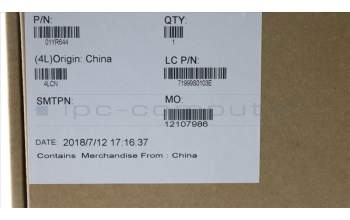 Lenovo 01YR644 MECH_ASM GRP_KBD_Bzl_DK,FPR_NFC,BK,SUN