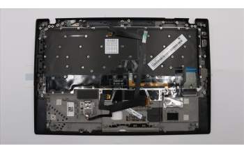 Lenovo 01YR650 MECH_ASM GRP_KBD_Bzl_DE,FPR_NFC,BK,SUN