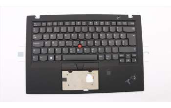 Lenovo 01YR664 C-Cover with keyboard, Slovenian, Black, Backlight, Fingerprint, NFC, UK