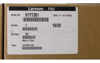 Lenovo COVER COVER,A-Cover,FHD,No CAM,BLK for Lenovo ThinkPad T480s (20L7/20L8)