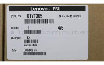 Lenovo COVER COVER,A-Cover,FHD TP,HD CAM,BLK for Lenovo ThinkPad T480s (20L7/20L8)