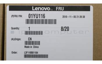 Lenovo 01YU116 COVER COVER,A cov,FHD,HD,CAM,BLK,Privacy