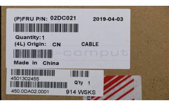 Lenovo 02DC021 CABLE Sensor board Cable (w/WF cam)