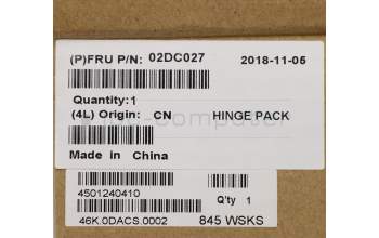 Lenovo 02DC027 FRU Leia Yoga Scharnier