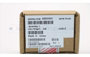 Lenovo 02DC033 CABLE FRU DC-IN Jack W/ cable