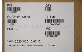Lenovo 02DL851 COVER A COVER SUB ASSY SL