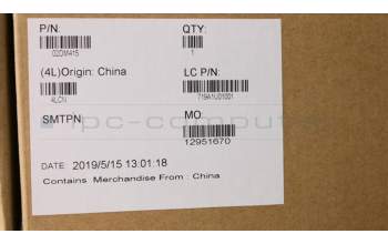 Lenovo 02DM415 Sideswipe AMD FRU: ABDECKUNG AMD D-Abdeckung LIPC
