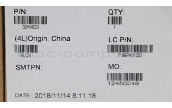 Lenovo 02HK820 ANTENNA NFC,Antenna,MURATA