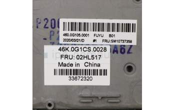 Lenovo 02HL517 C-Abdeckung mit Tastatur, Französisch, Schwarz, Hintergrundbeleuchtung