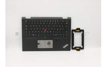 Lenovo 02HL526 C-Abdeckung mit Tastatur, Italienisch, Schwarz, Hintergrundbeleuchtung