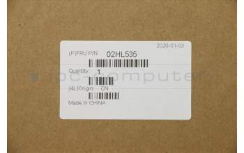 Lenovo 02HL535 C-Cover with keyboard,Slovenian,Black,Backlight