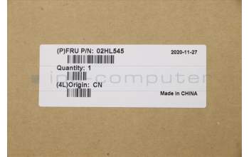 Lenovo 02HL545 C-Cover with keyboard,US English Euro,Black,Backlight