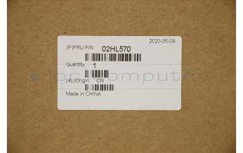 Lenovo 02HL570 MECH_ASM WW CCover+NORDIC ASM,BK<CHY>