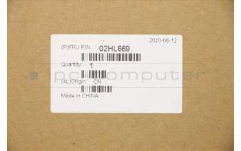 Lenovo 02HL669 C-Cover with keyboard,Hebrew,Black,WLAN