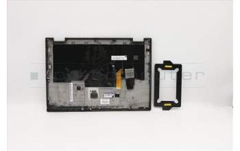 Lenovo 02HL690 C-Abdeckung mit Tastatur, Isländisch, Schwarz, Hintergrundbeleuchtung