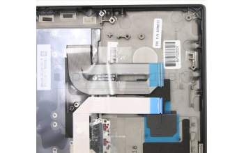 Lenovo 02HM217 C-Cover with keyboard,Icelandic,Black,Backlight