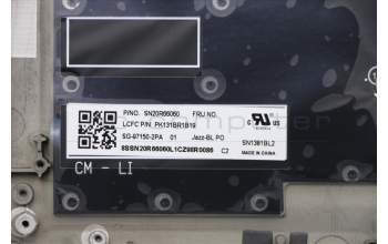 Lenovo 02HM225 MECH_ASM Ccov,POR,BLKBD,BK,LTN