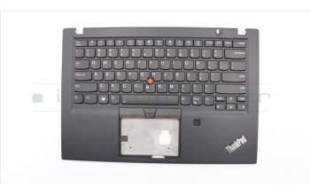 Lenovo 02HM280 MECH_ASM Ccov,ENG,BLKBD,FPR,BK,LTN