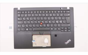 Lenovo 02HM296 MECH_ASM Ccov,NORDIC,BLKBD,FPR,BK,LTN