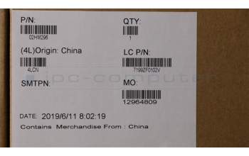 Lenovo 02HM296 MECH_ASM Ccov,NORDIC,BLKBD,FPR,BK,LTN