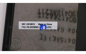 Lenovo 02HM301 MECH_ASM Ccov,SWE/FIN,BLKBD,FPR,BK,LTN