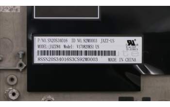 Lenovo 02HM388 MECH_ASM Ccov,ENG,BLKBD,FPR,SR,SRX