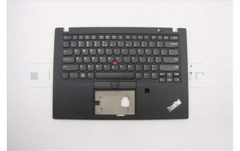Lenovo 02HM426 C-Cover with keyboard,US English Euro,Black,Non_Backlight,Fingerprint