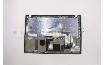 Lenovo 02HM426 C-Cover with keyboard,US English Euro,Black,Non_Backlight,Fingerprint