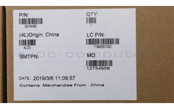 Lenovo 02HM492 COVER A Cover,FHD,standard,CAM,Black