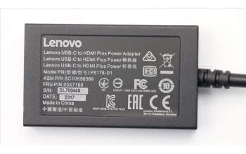 Lenovo FRU Type C to C/HDMI for Lenovo ThinkPad X1 Tablet Gen 1 (20GG/20GH)