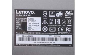 Lenovo 03X7304 KB MICE_BO SmartCard KB-Norwegian