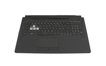 04060-01200300 original Asus keyboard incl. topcase DE (german) black/transparent/black with backlight