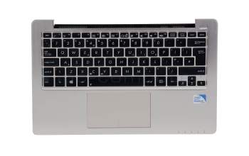 04072-00530600 original Asus keyboard incl. topcase UK (english) black/silver