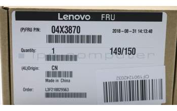 Lenovo 04X3870 FRU Hinge Kit SZS