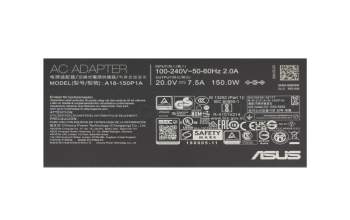 0A001-00081400 original Asus AC-adapter 150.0 Watt square ROG logo