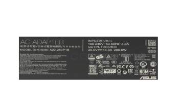 0A001-00802400 original Asus AC-adapter 280.0 Watt normal