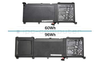 0B200-01250600 original Asus battery 96Wh