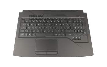 0K06-000G0A2 original Asus keyboard incl. topcase DE (german) black/black with backlight