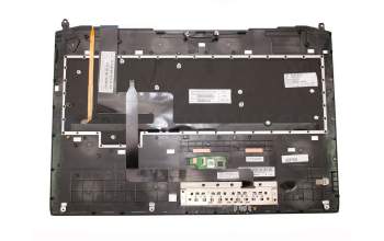 0K200-00090000 original Asus keyboard incl. topcase SF (swiss-french) black/black with backlight