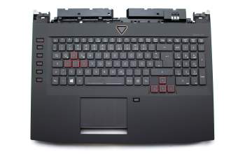 0KN0-EX2GE12 original Acer keyboard incl. topcase DE (german) black/black with backlight